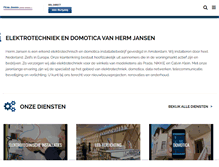Tablet Screenshot of hermjansen.nl